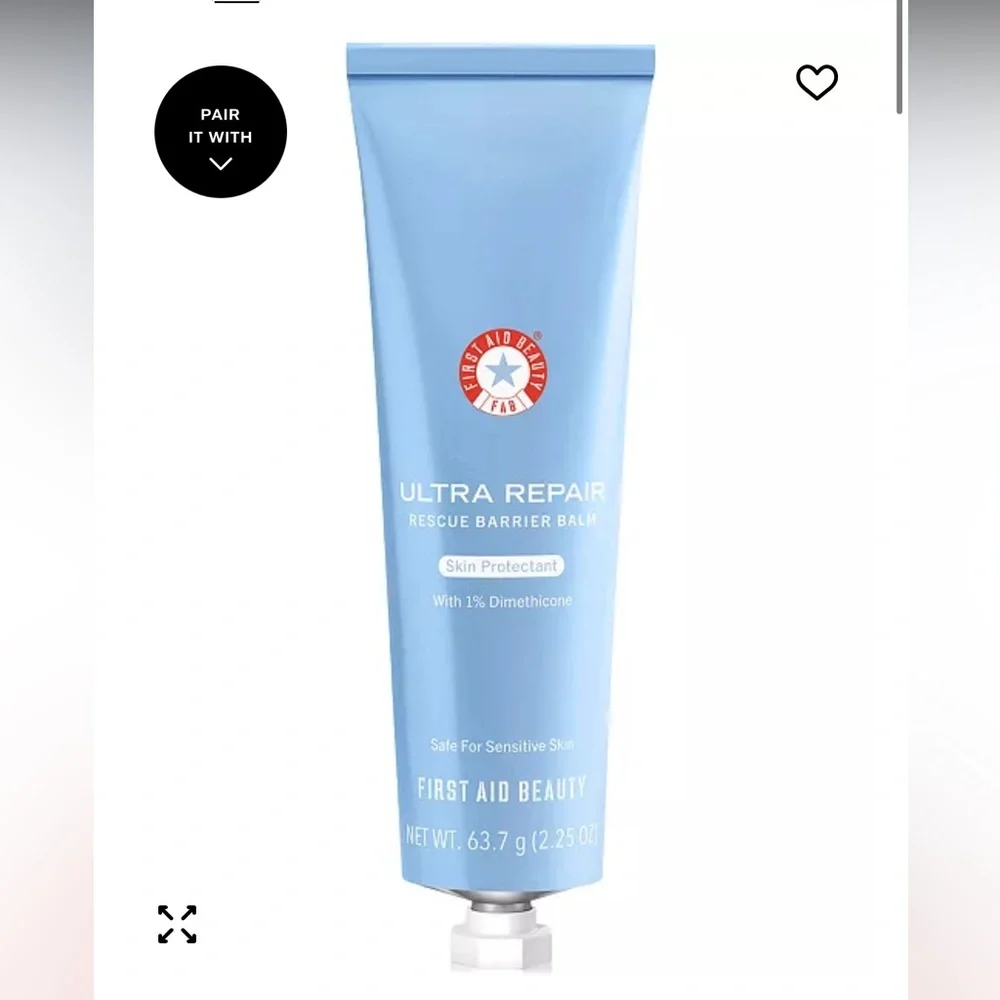 NWT First Aid Beauty Ultra Repair Rescue Barrier Balm With Dimethicone, 2.25 oz.